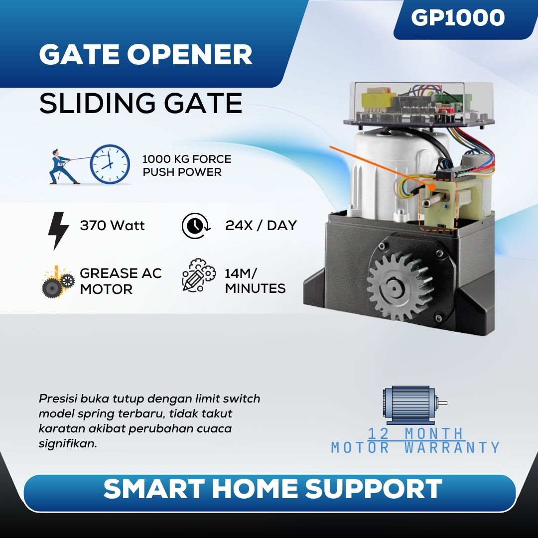 Automatic Sliding Gate G-Power 1000KG AC
